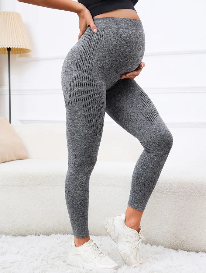 Elastic High Waist Maternity Leggings